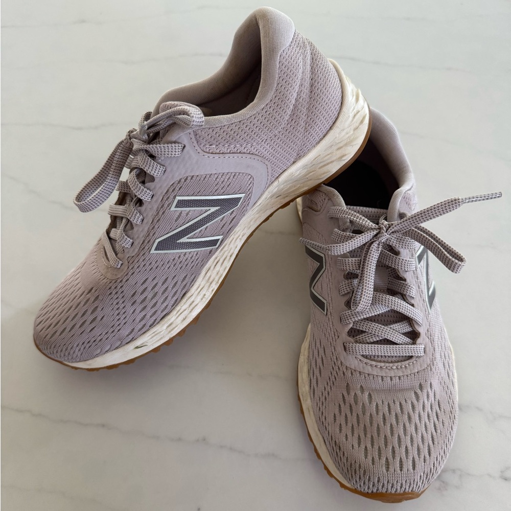 New Balance Women's Light Gray Athletic Shoes